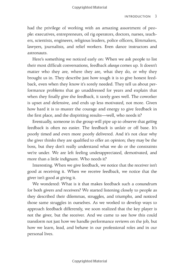 thanks for the feedback: the science and art of receiving feedback well