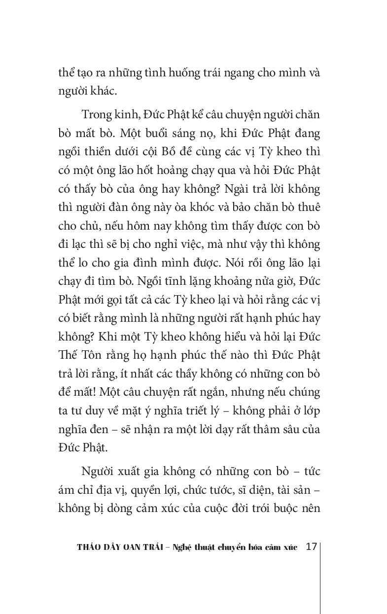 tháo dây oan trái: nghệ thuật chuyển hóa cảm xúc (tái bản 2019)