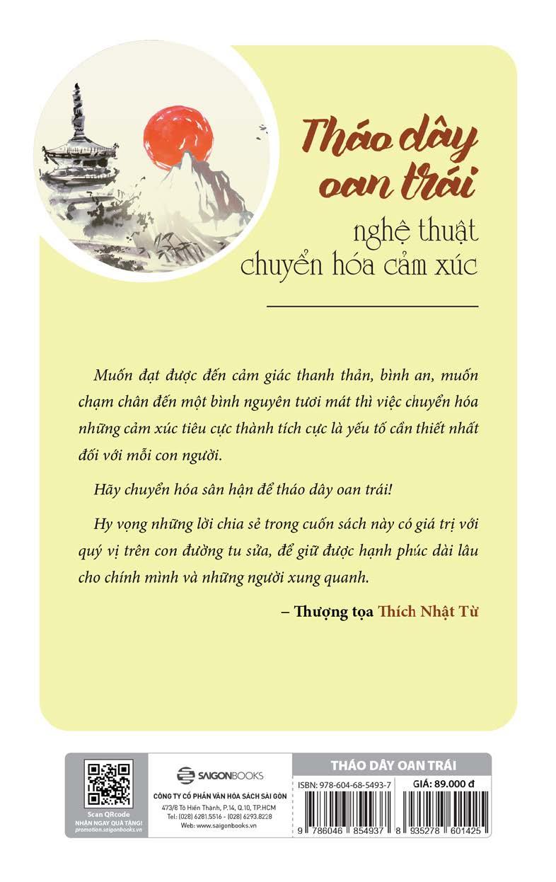 tháo dây oan trái: nghệ thuật chuyển hóa cảm xúc (tái bản 2019)