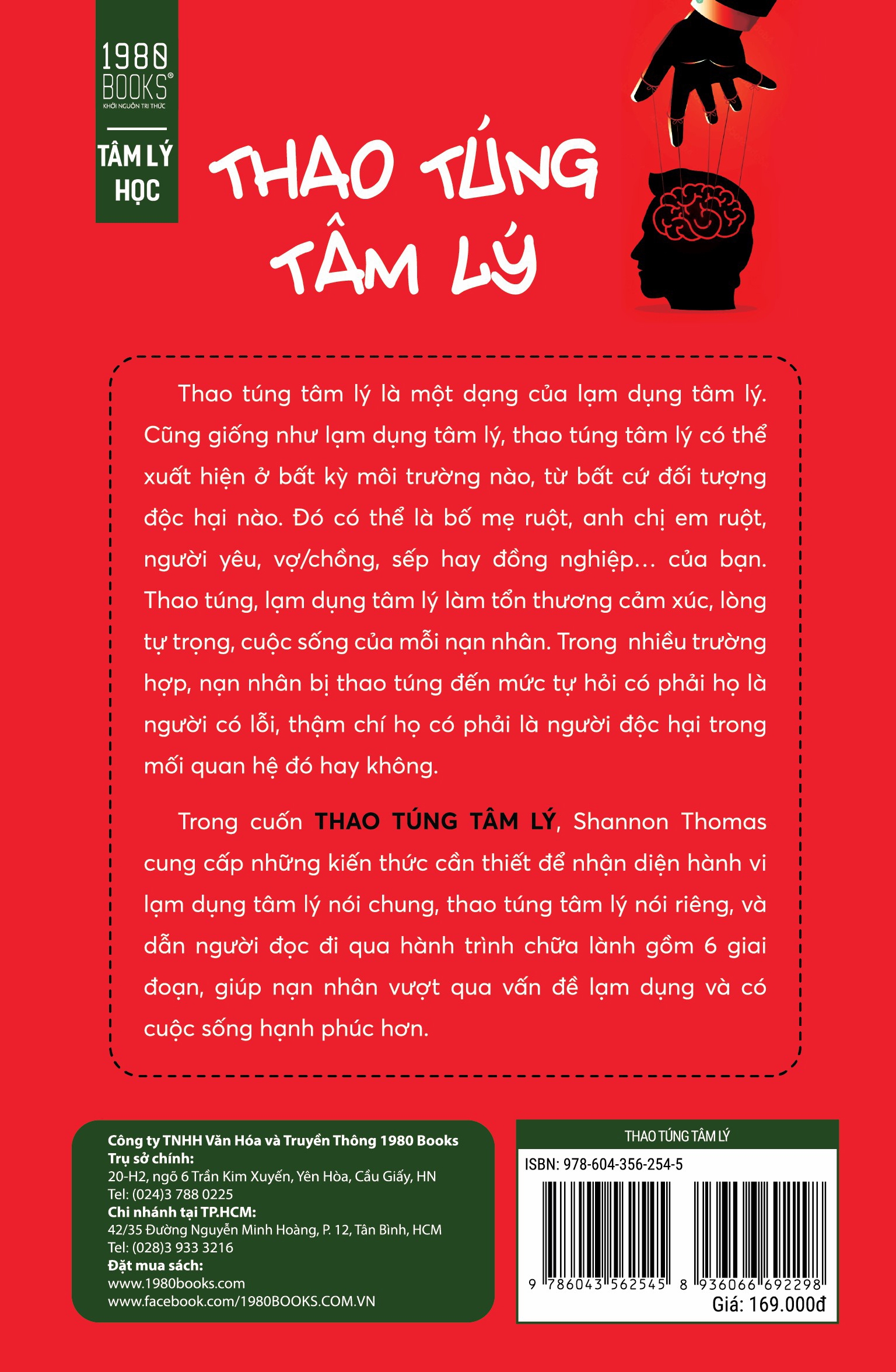 thao túng tâm lý - nhận diện, thức tỉnh và chữa lành những tổn thương tiềm ẩn