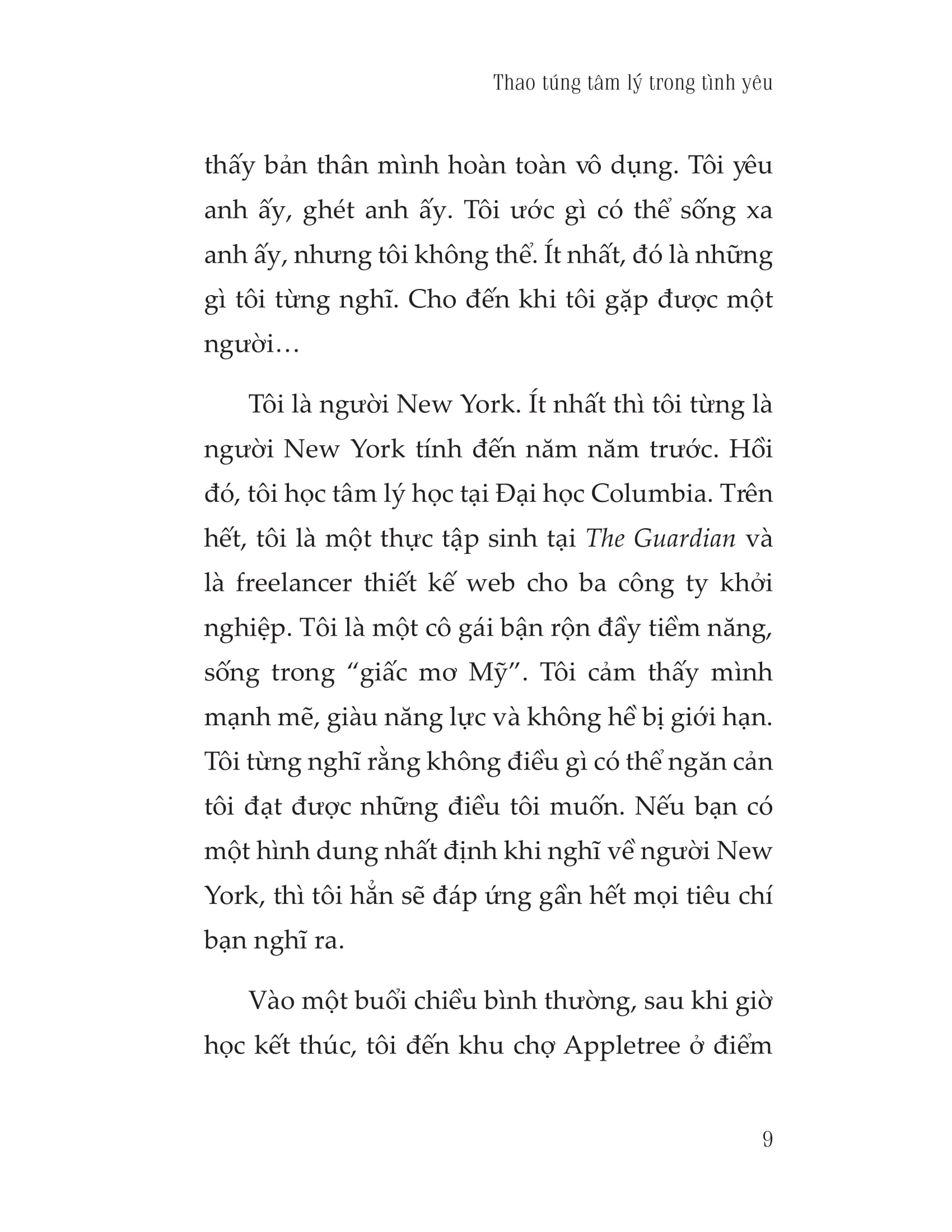 thao túng tâm lý trong tình yêu