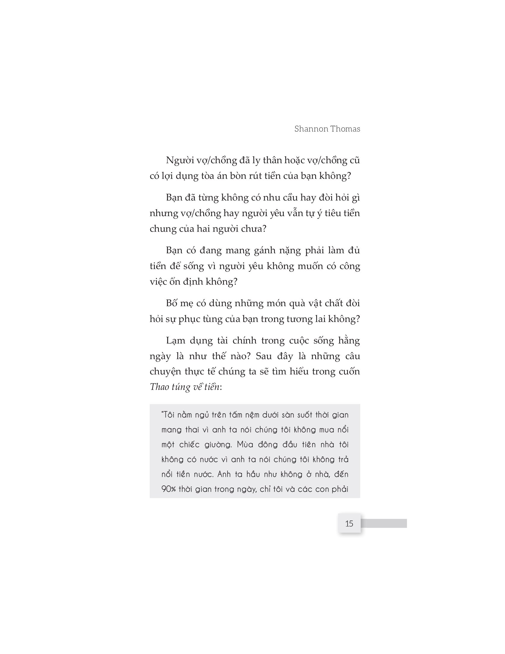 thao túng về tiền