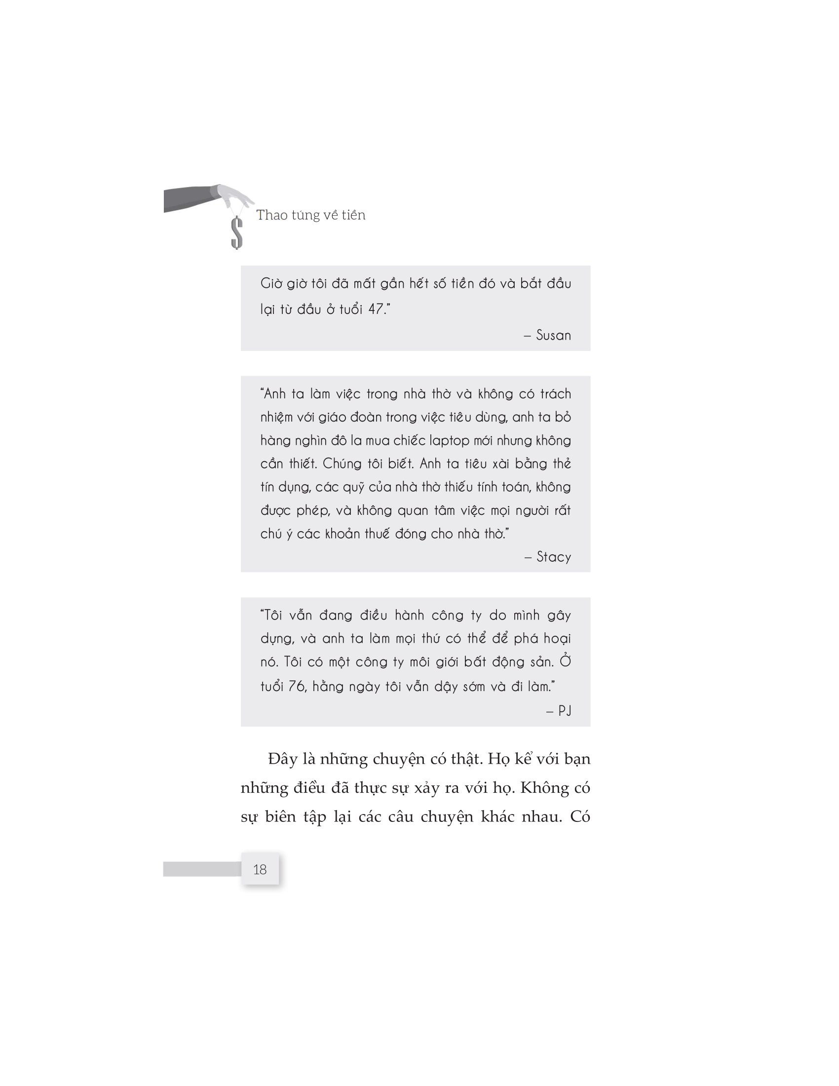 thao túng về tiền