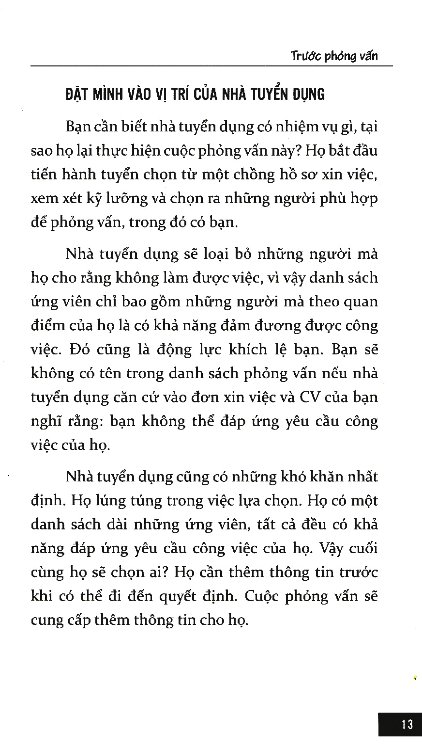 thật đơn giản - phỏng vấn tuyển dụng (tái bản 2018)