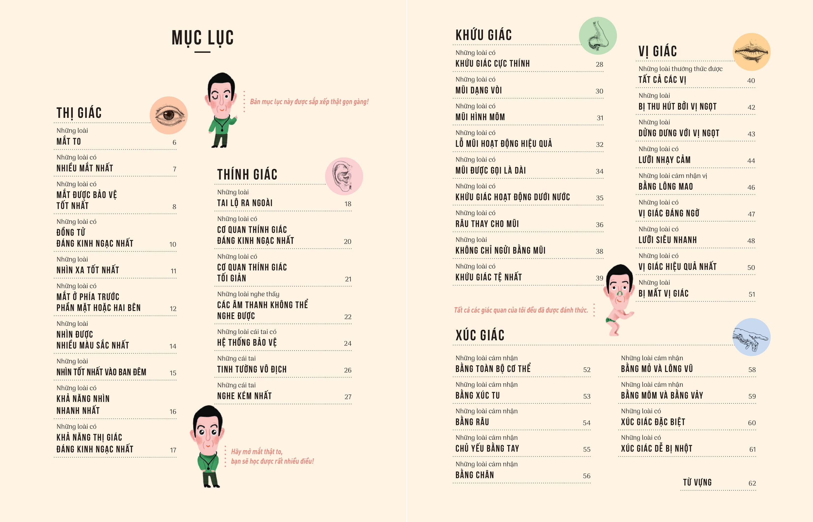 thật khó tin - so sánh năm giác quan giữa con người và động vật