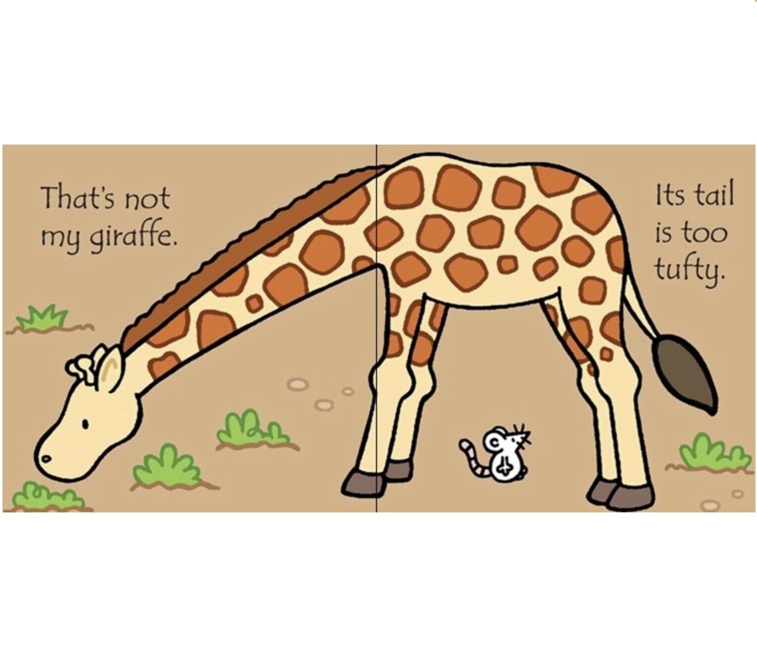 that's not my giraffe…