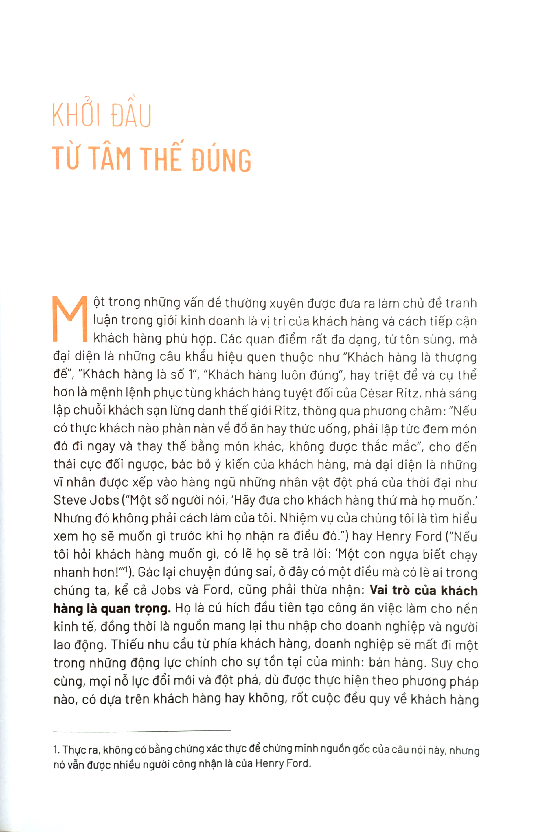 thấu hiểu khách hàng