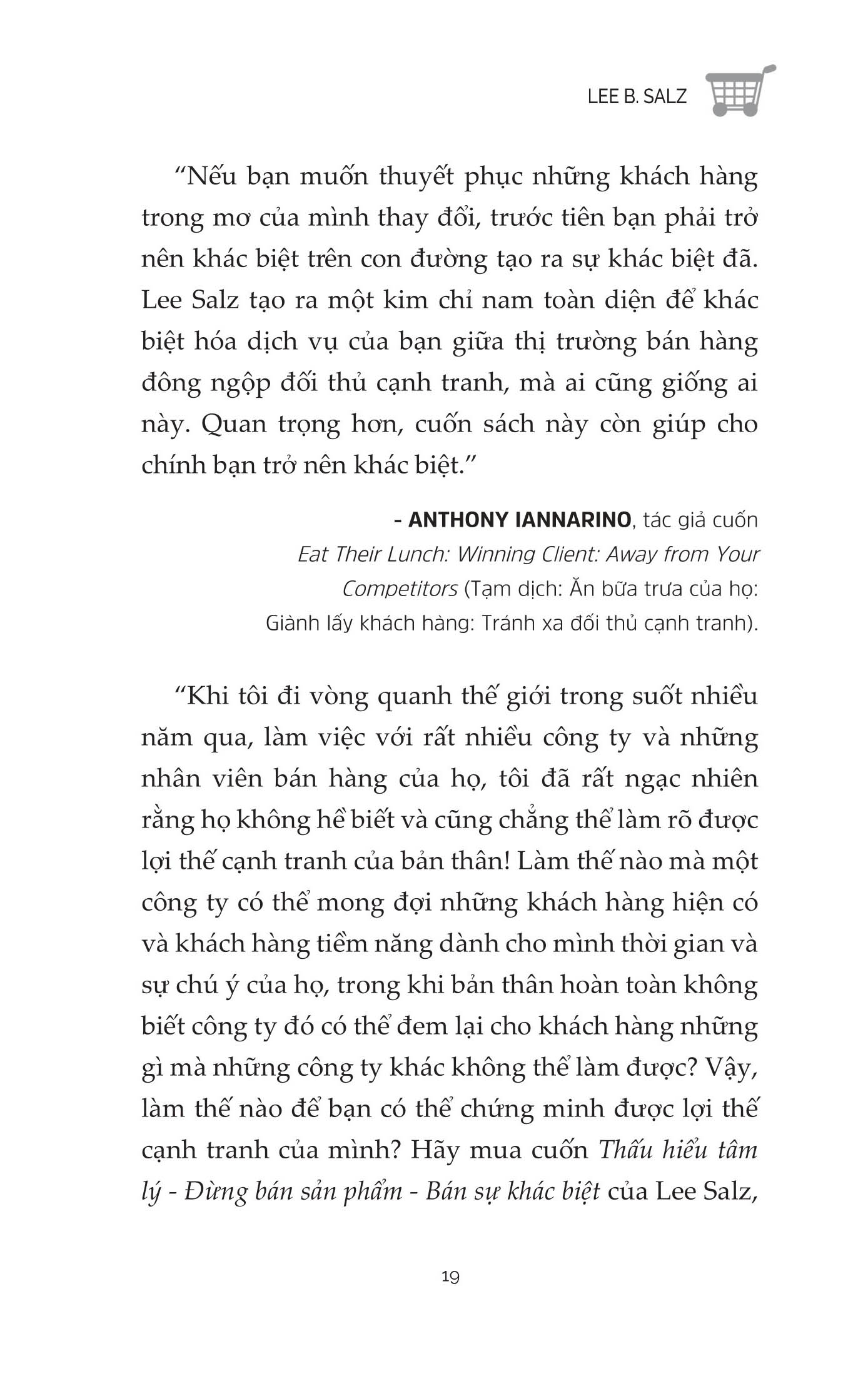 thấu hiểu tâm lý - đừng bán sản phẩm - bán sự khác biệt