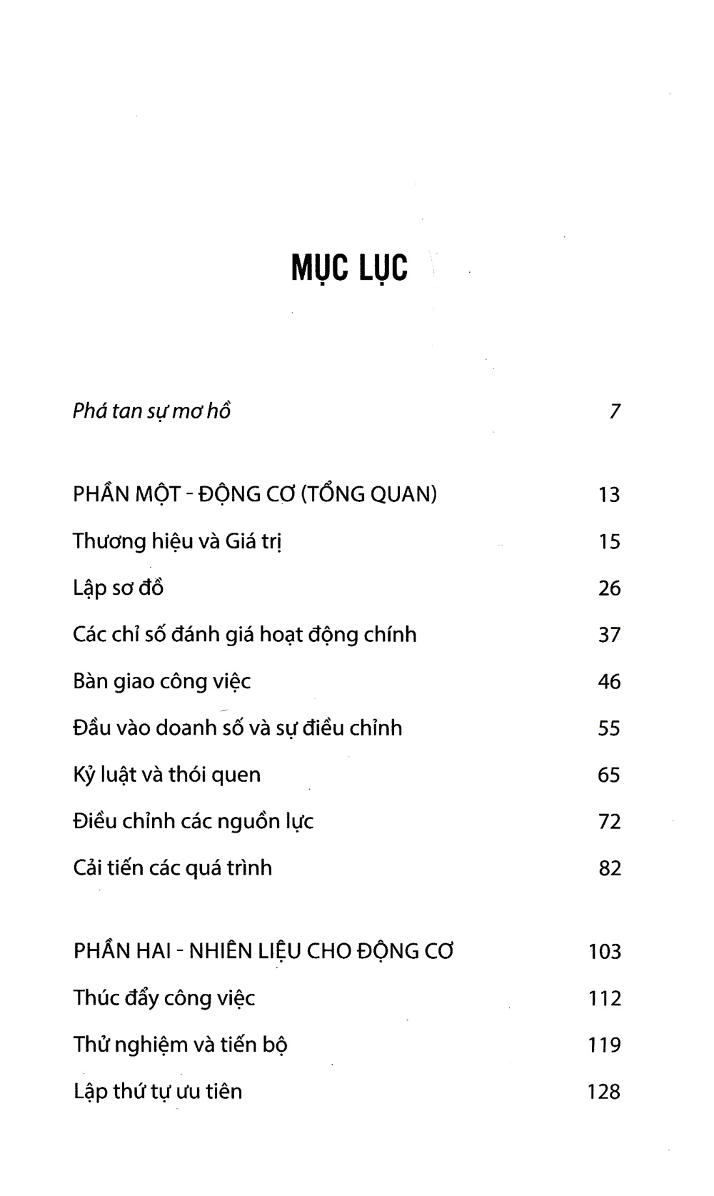thay dầu cho bộ máy doanh nghiệp