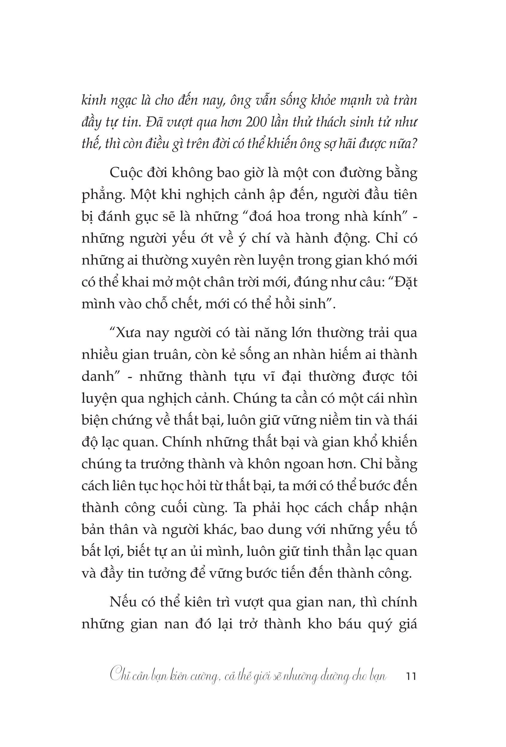 Thay Doi Ban Than, Lam Chu Cuoc Doi - Chi Can Ban Kien Cuong Ca The Gioi Se Nhuong Duong Cho Ban