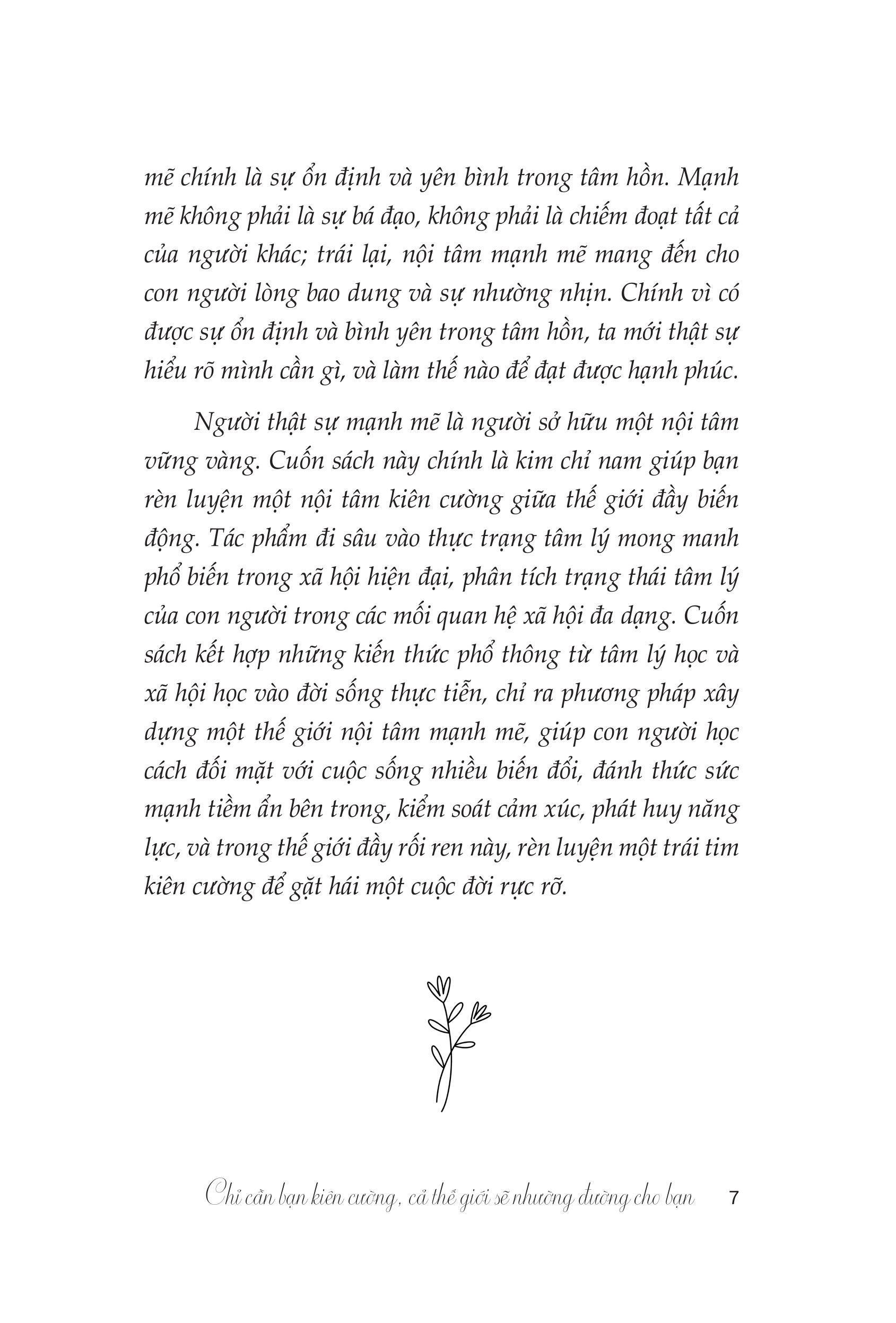 Thay Doi Ban Than, Lam Chu Cuoc Doi - Chi Can Ban Kien Cuong Ca The Gioi Se Nhuong Duong Cho Ban