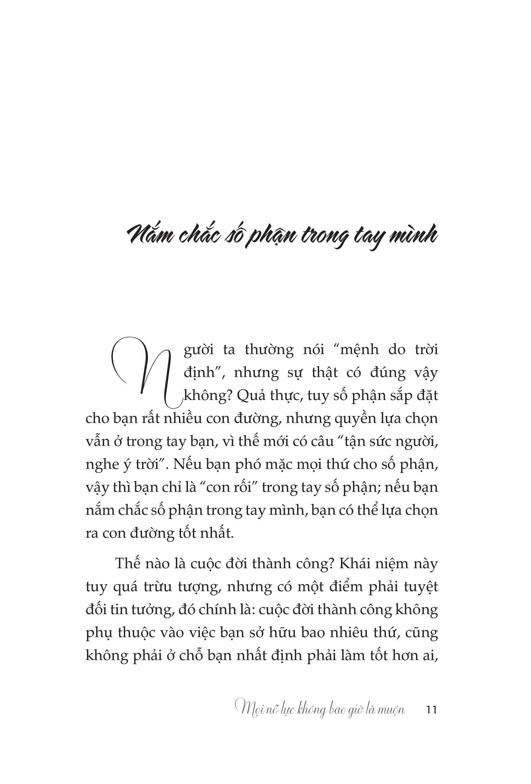 Thay Doi Ban Than, Lam Chu Cuoc Doi - Moi No Luc Khong Bao Gio La Muon