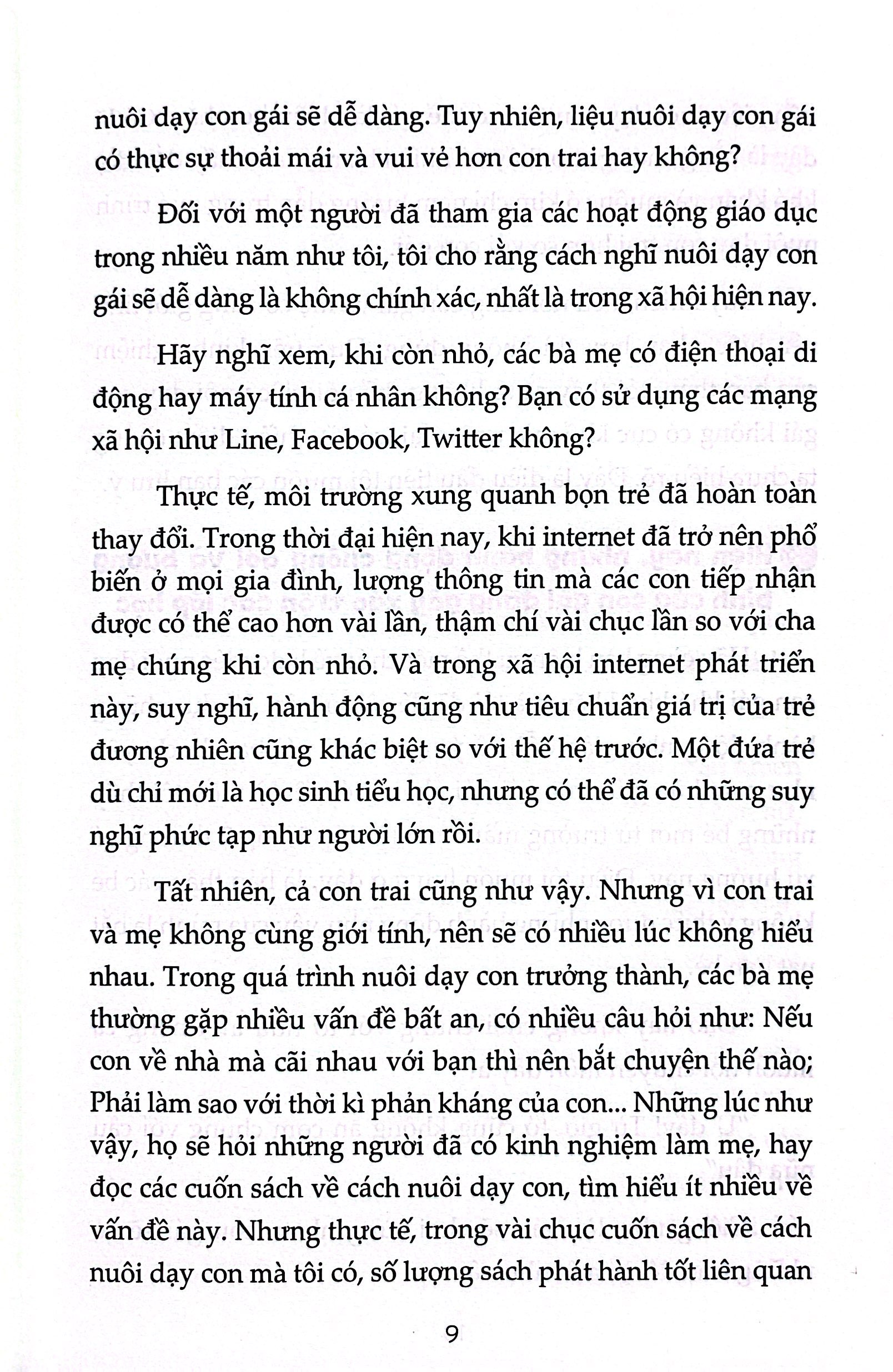 thay đổi cách dạy khi con gái lên 8 tuổi