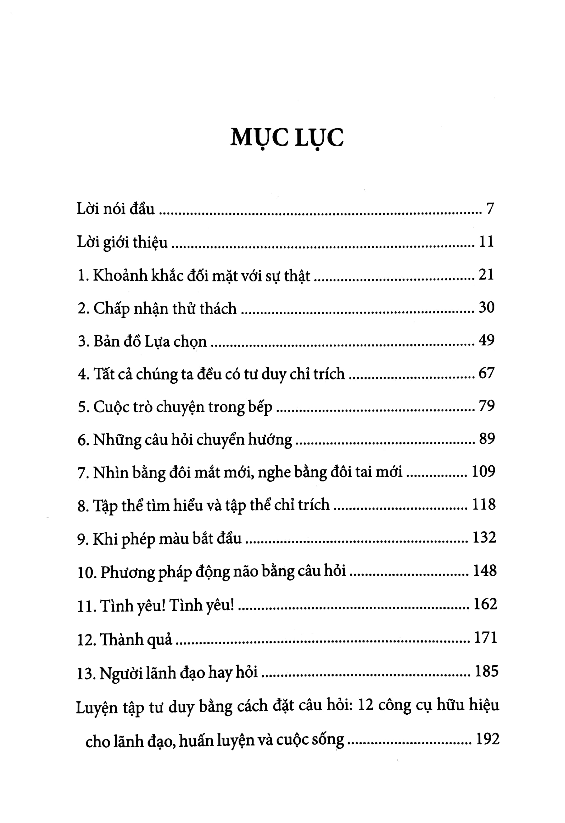 thay đổi câu hỏi thay đổi cuộc đời (tái bản)