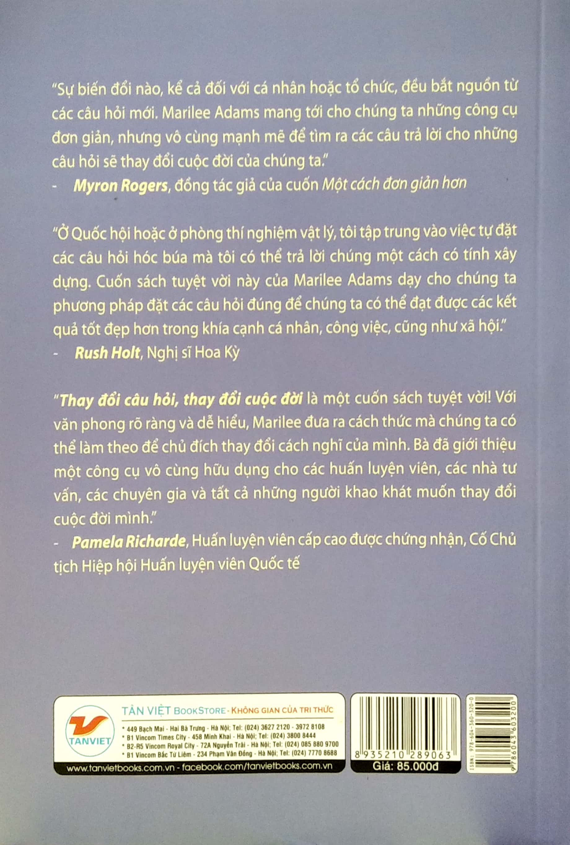 thay đổi câu hỏi thay đổi cuộc đời (tái bản)