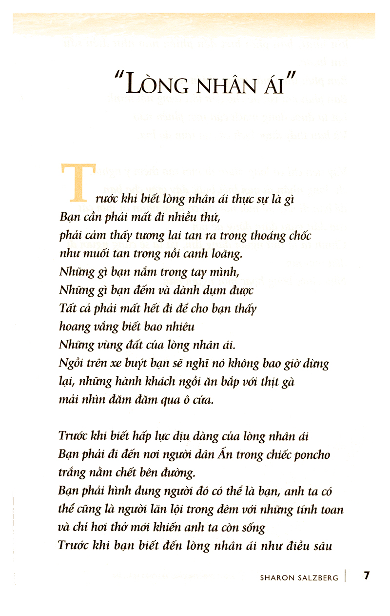 thay đổi cuộc đời bằng tình thương và lòng trắc ẩn