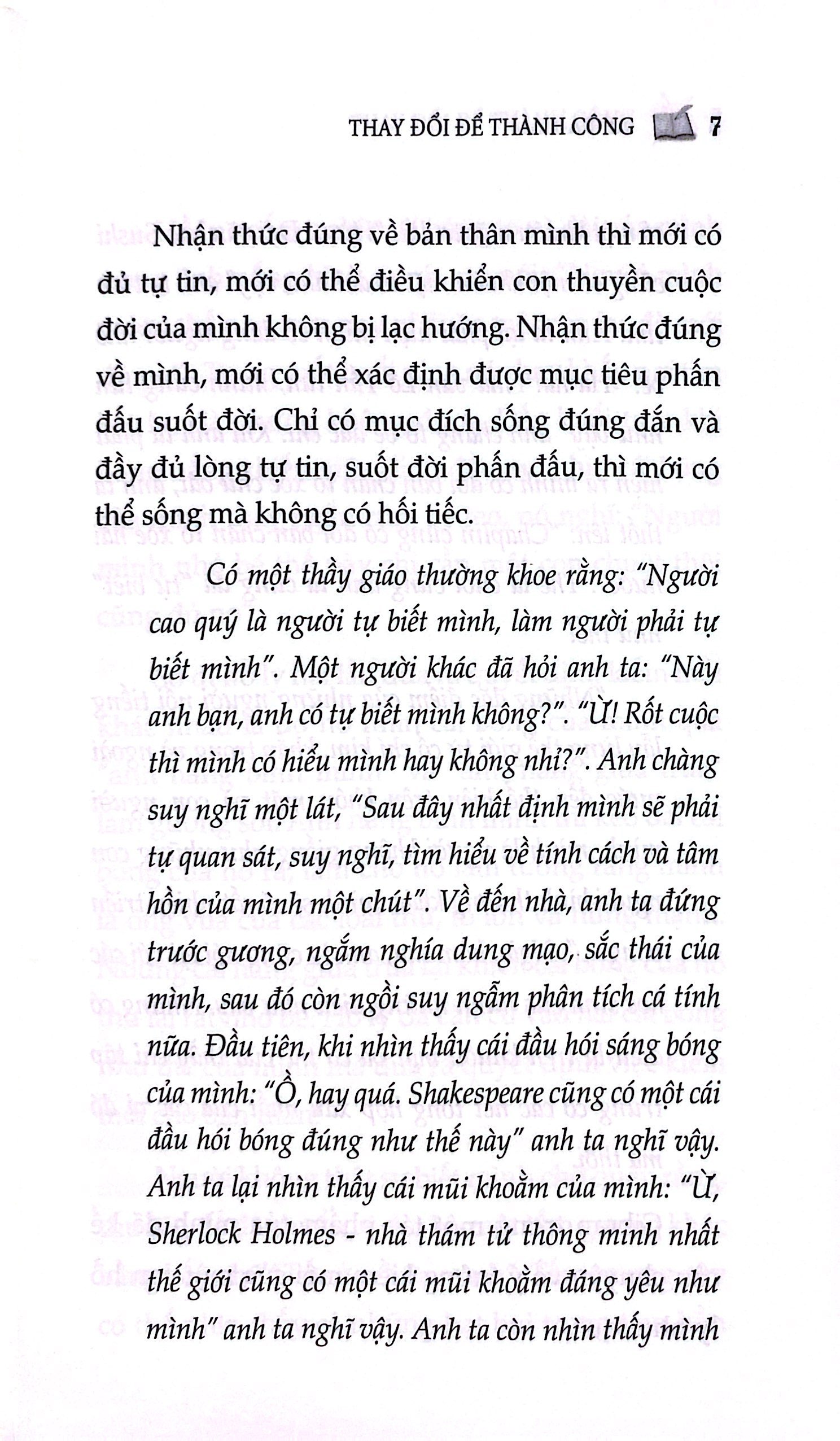 thay đổi để thành công