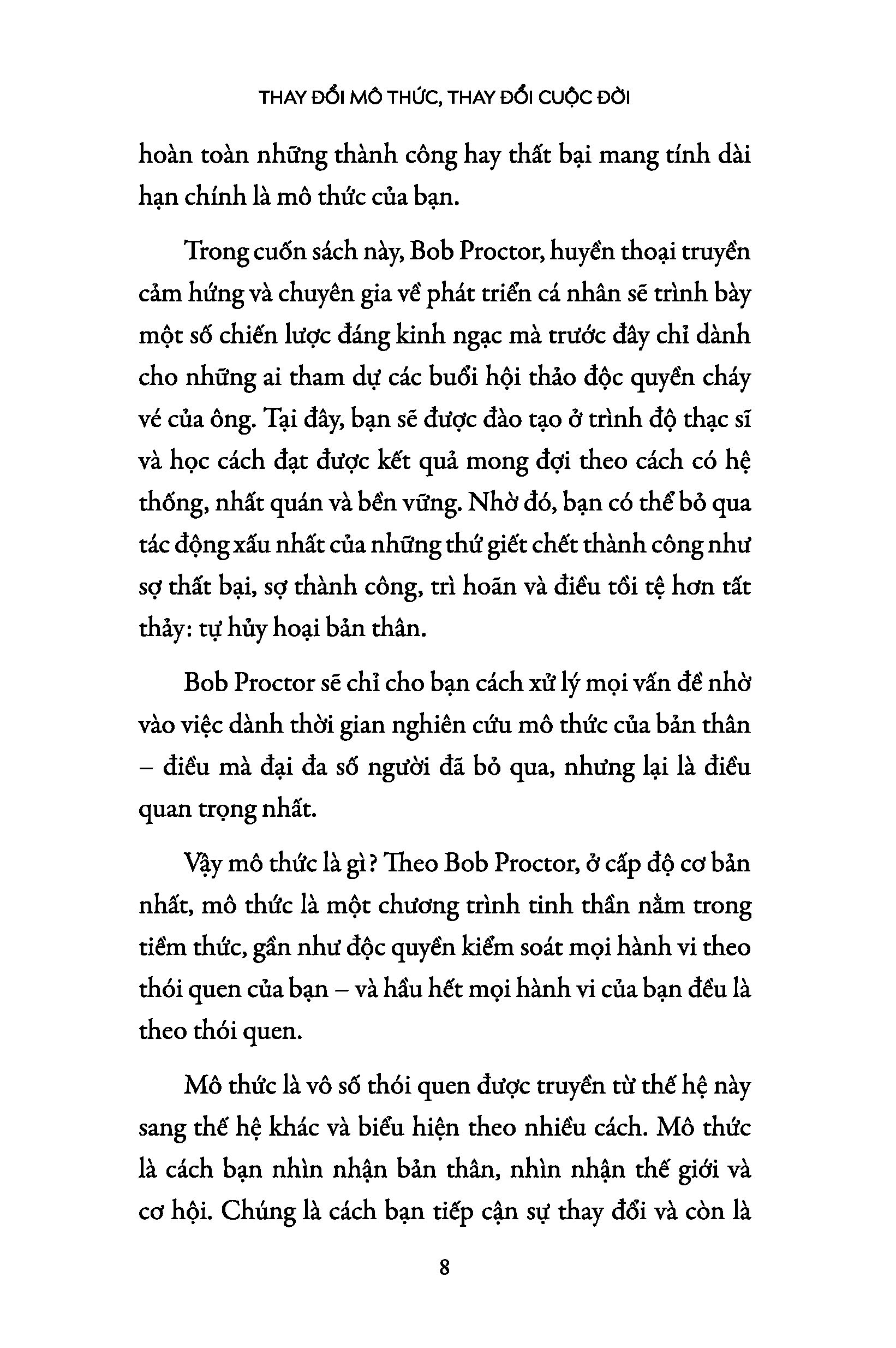 thay đổi mô thức, thay đổi cuộc đời - thay đổi mô thức bạn sẽ có cơ hội chạm tới thành công