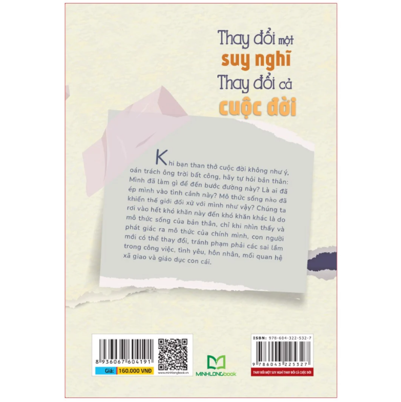 thay đổi một suy nghĩ thay đổi cả cuộc đời