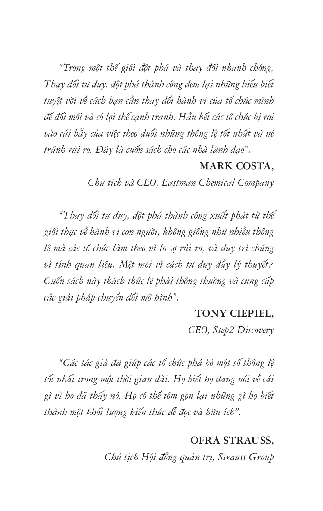 thay đổi tư duy đột phá thành công