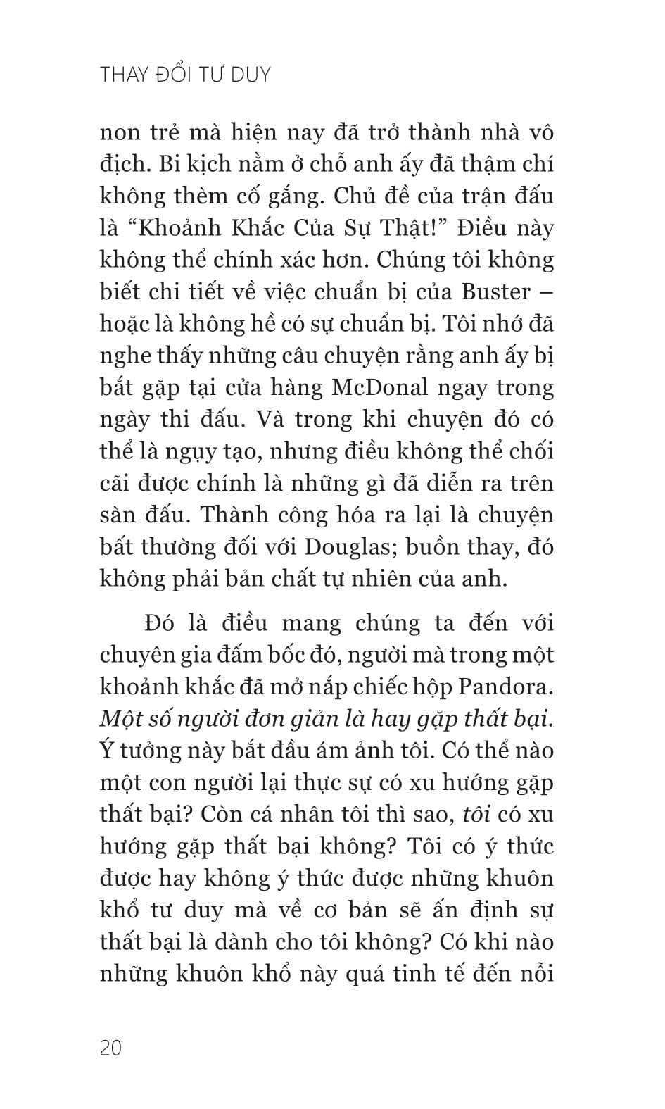 thay đổi tư duy - mind shift