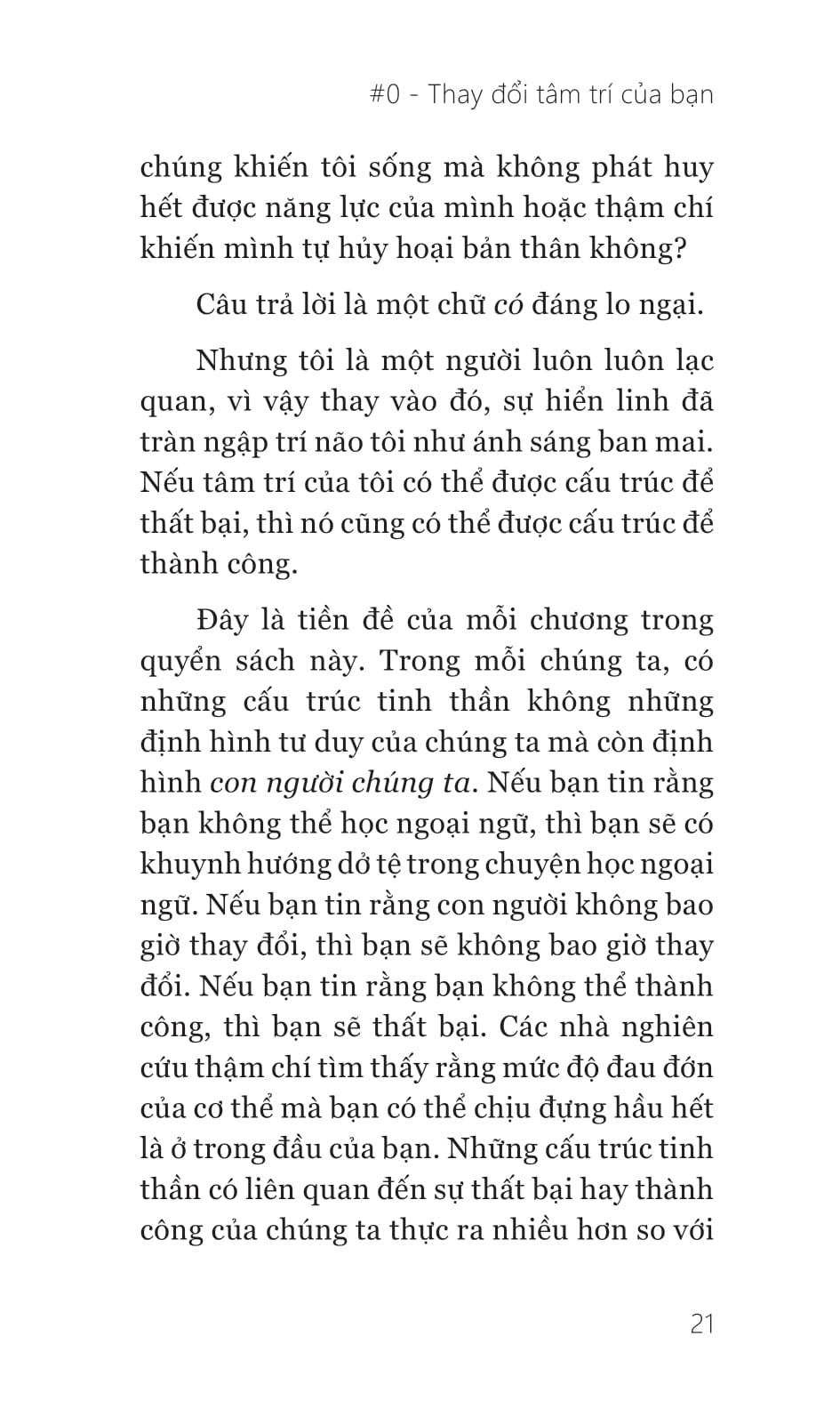 thay đổi tư duy - mind shift