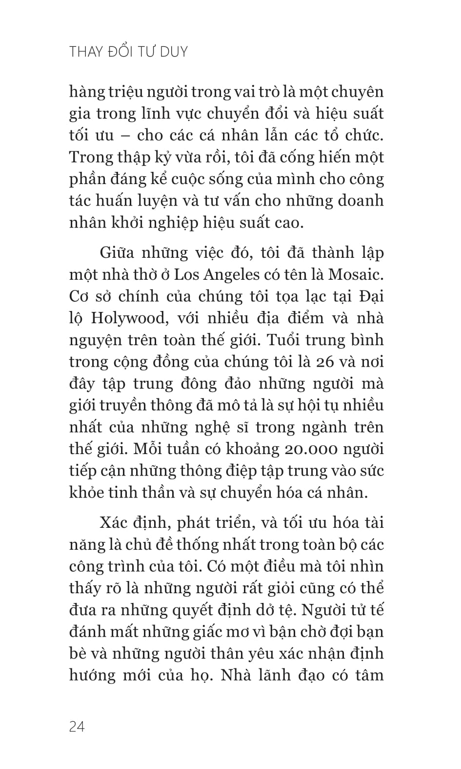 thay đổi tư duy - mind shift