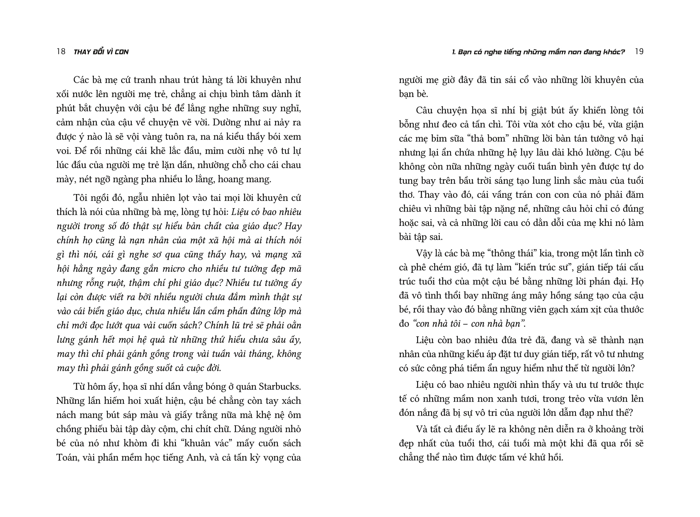 thay đổi vì con - "thuốc đắng" tặng cha mẹ thời 4.0 (tái bản 2024)