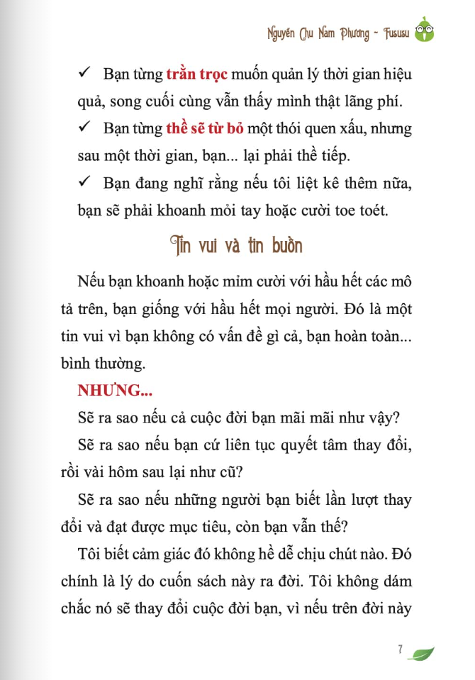 thay thói quen đổi cuộc đời