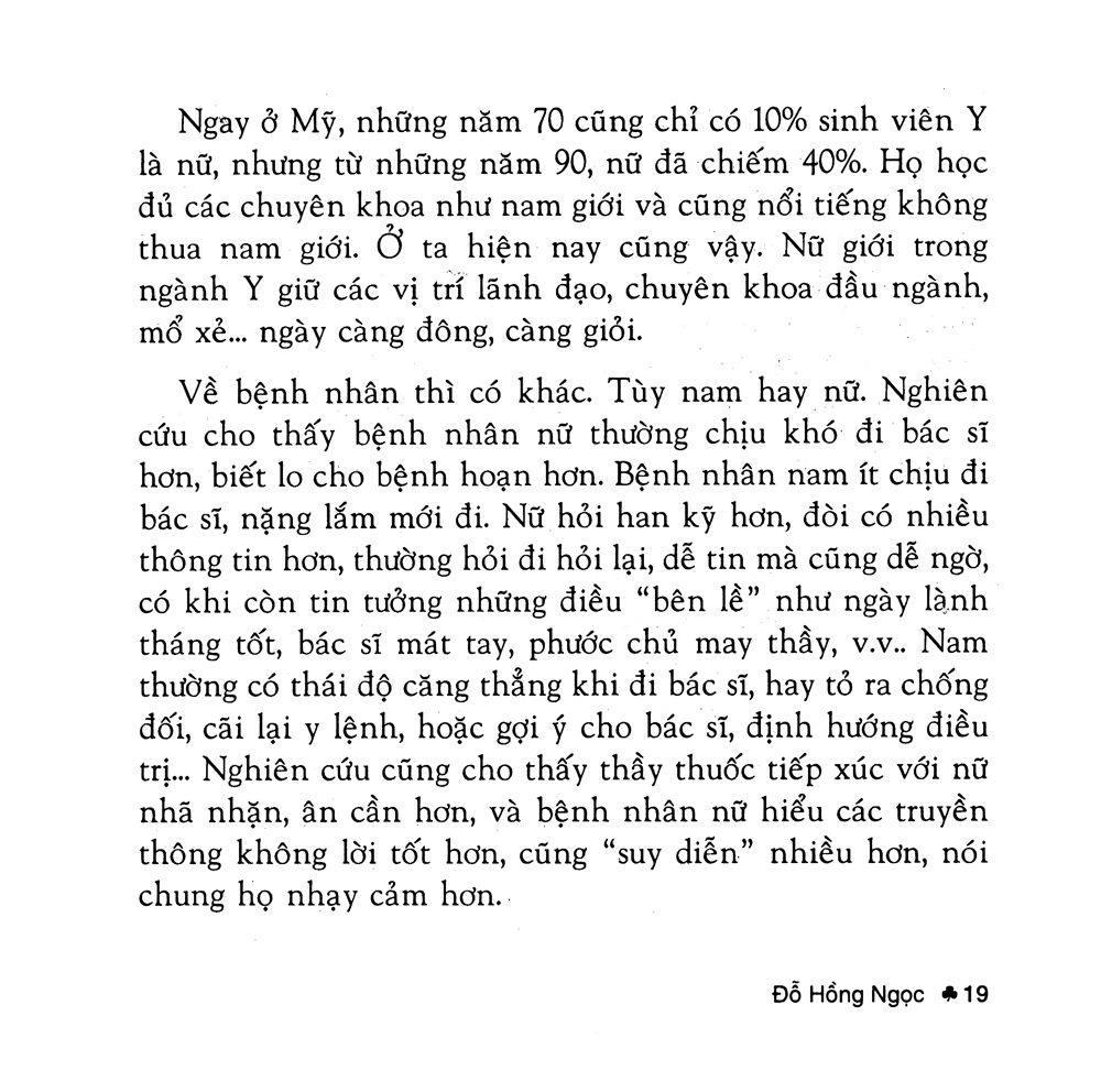 thầy thuốc và bệnh nhân (tái bản 2019)