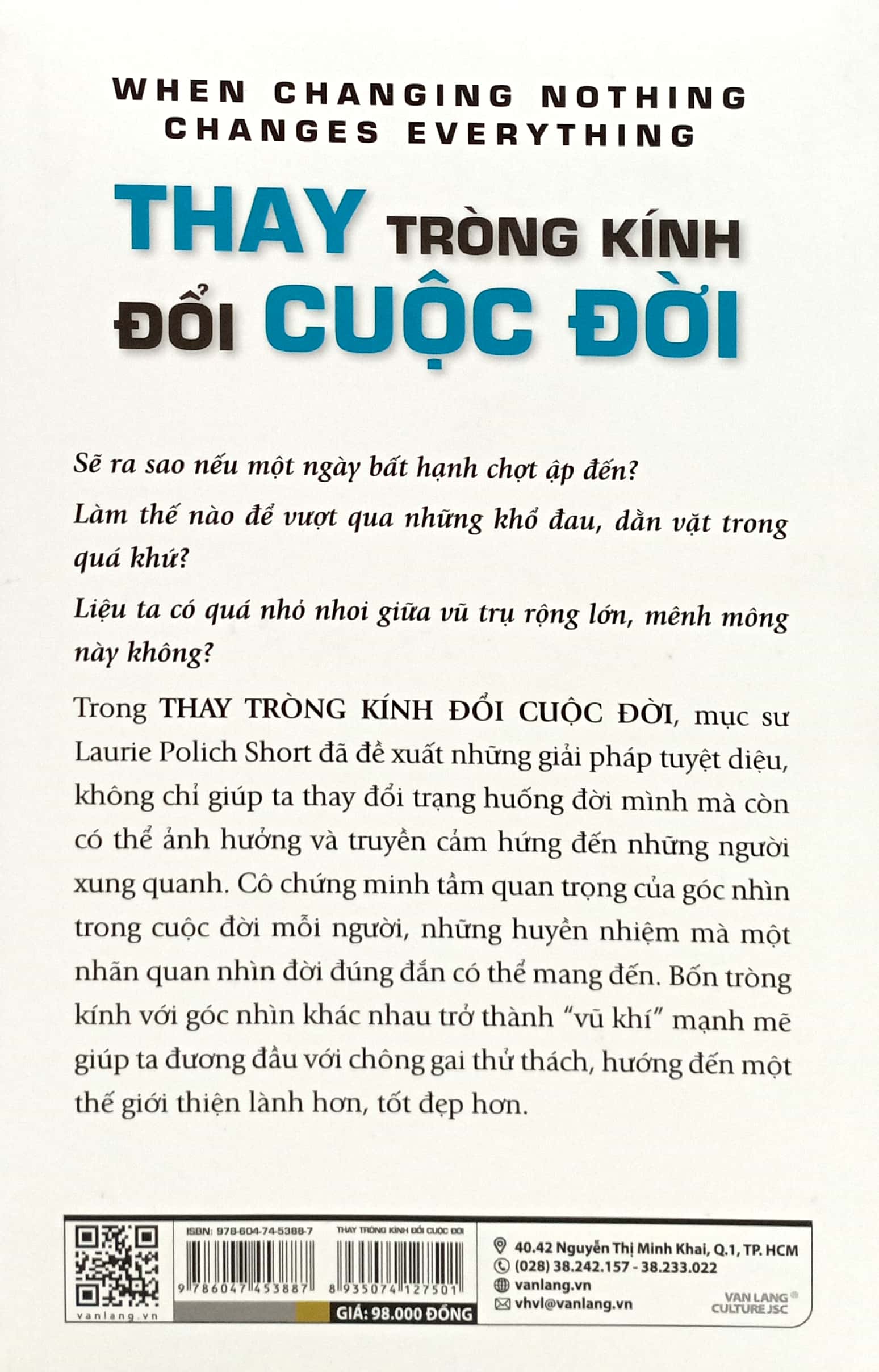 thay tròng kính đổi cuộc đời - sức mạnh thay đổi góc nhìn giúp tái định hình cuộc sống