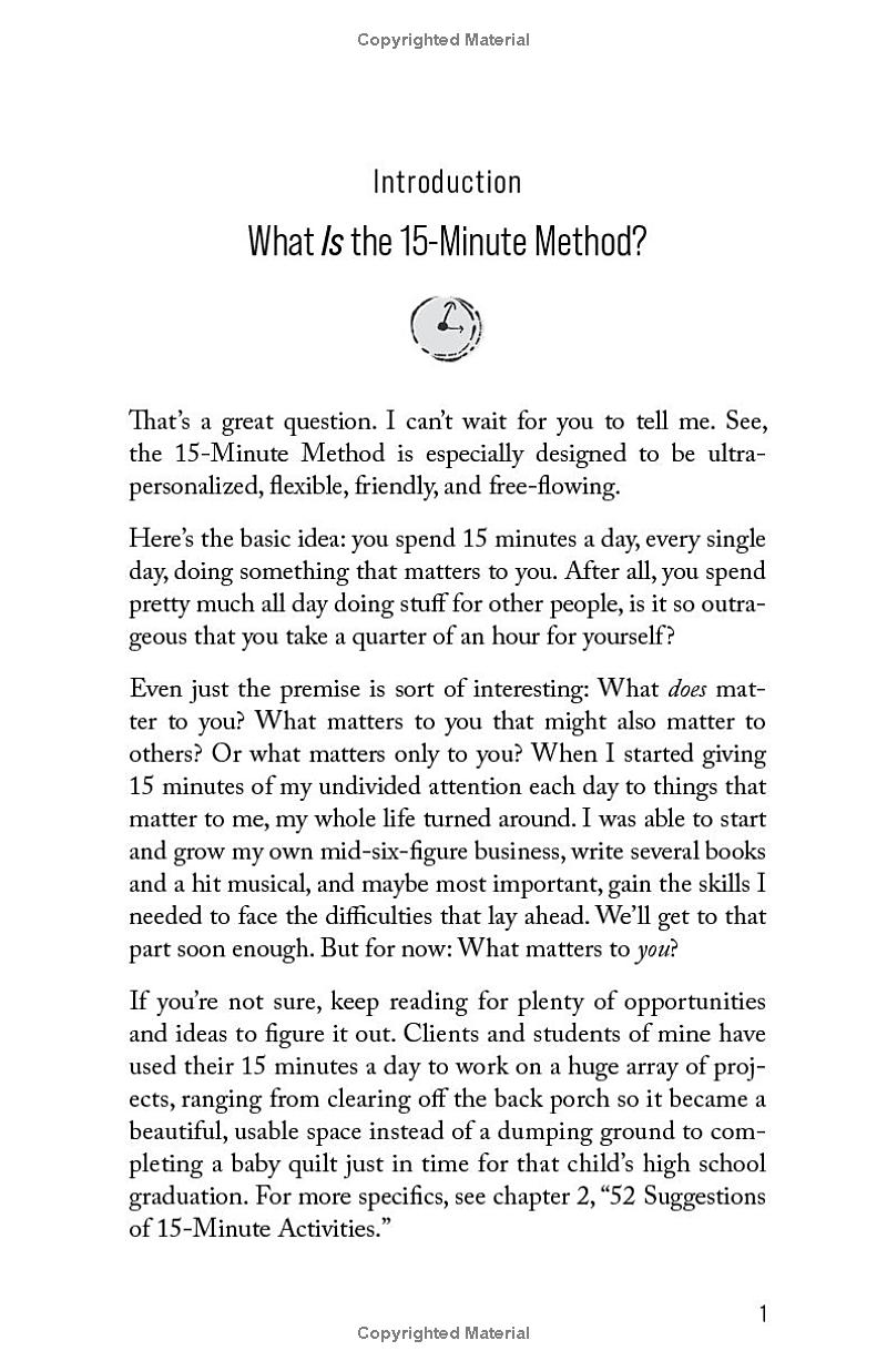 The 15-Minute Method
