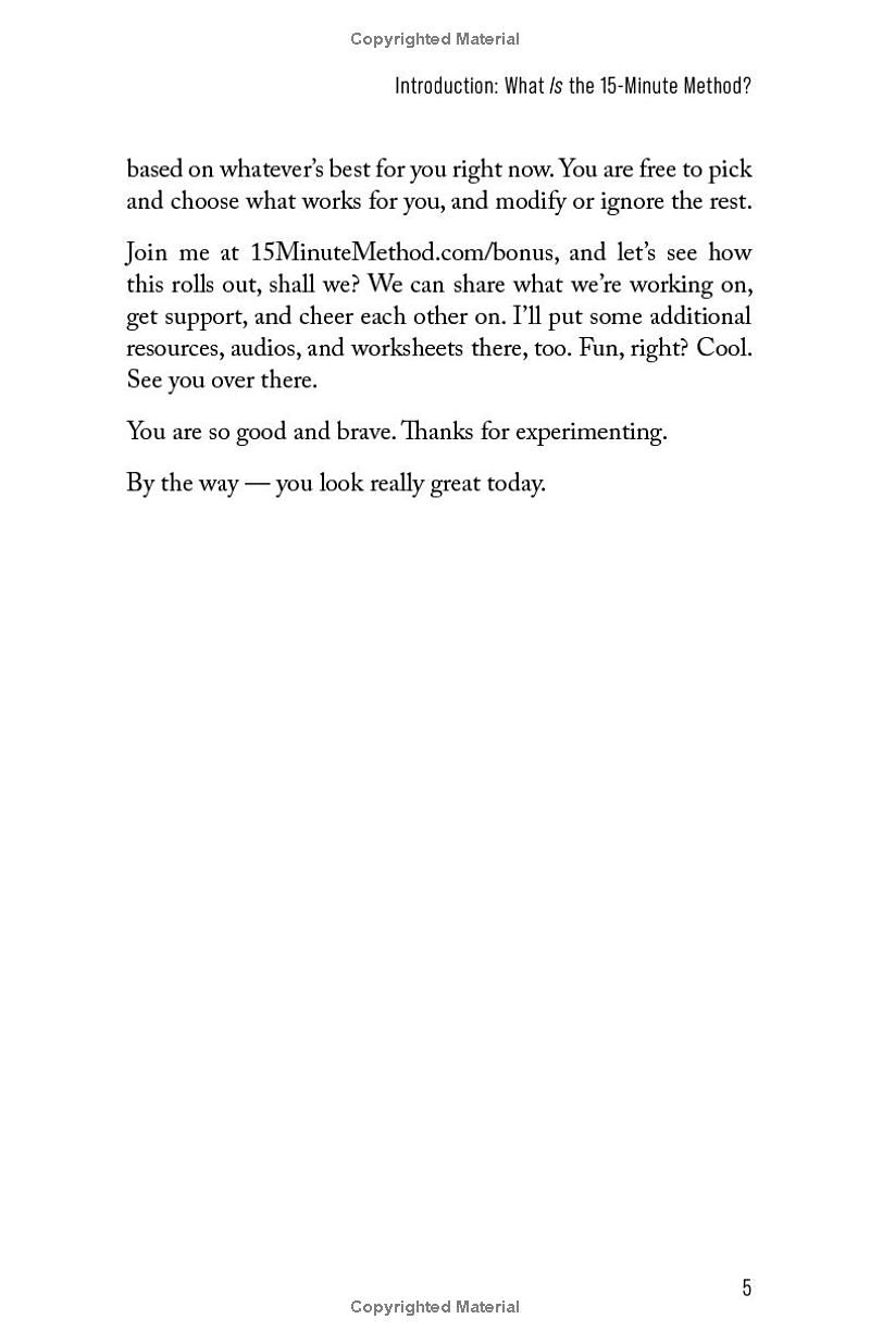 The 15-Minute Method