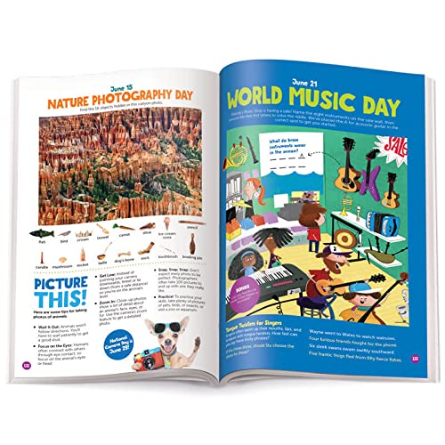 the 2022 almanac of fun: a year of puzzles, fun facts, jokes, crafts, games, and more!