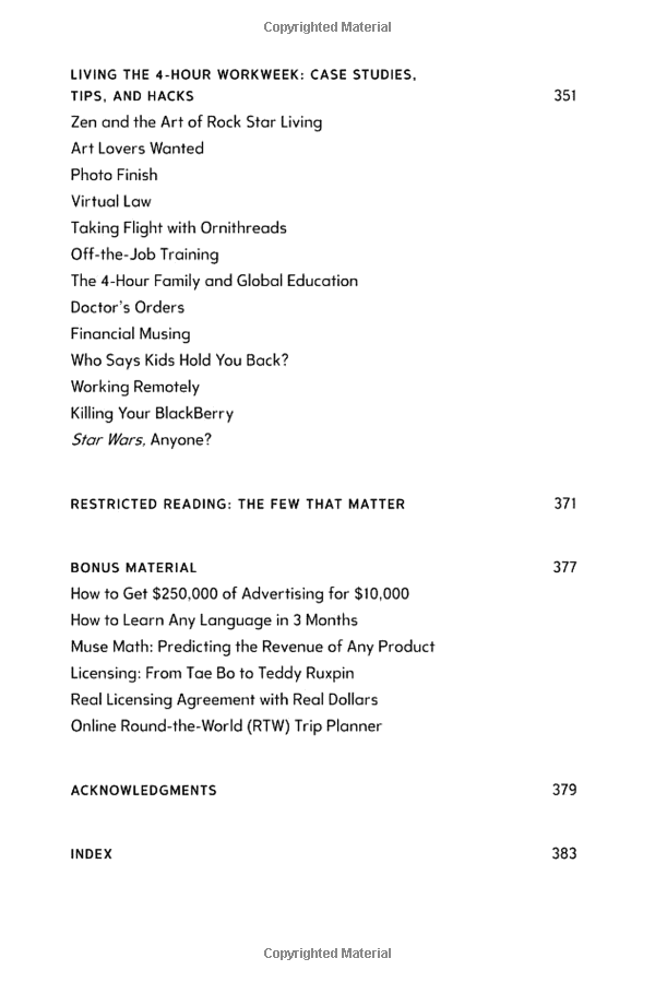 the 4-hour work week: escape the 9-5, live anywhere and join the new rich