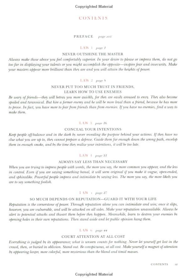 the 48 laws of power