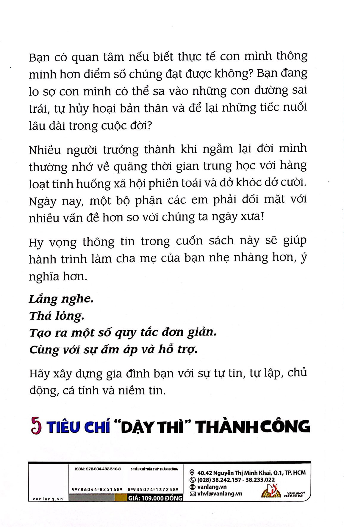 The 5 Foundations Of Successful Teens - 5 Tieu Chi ' Day Thi'' Thanh Cong
