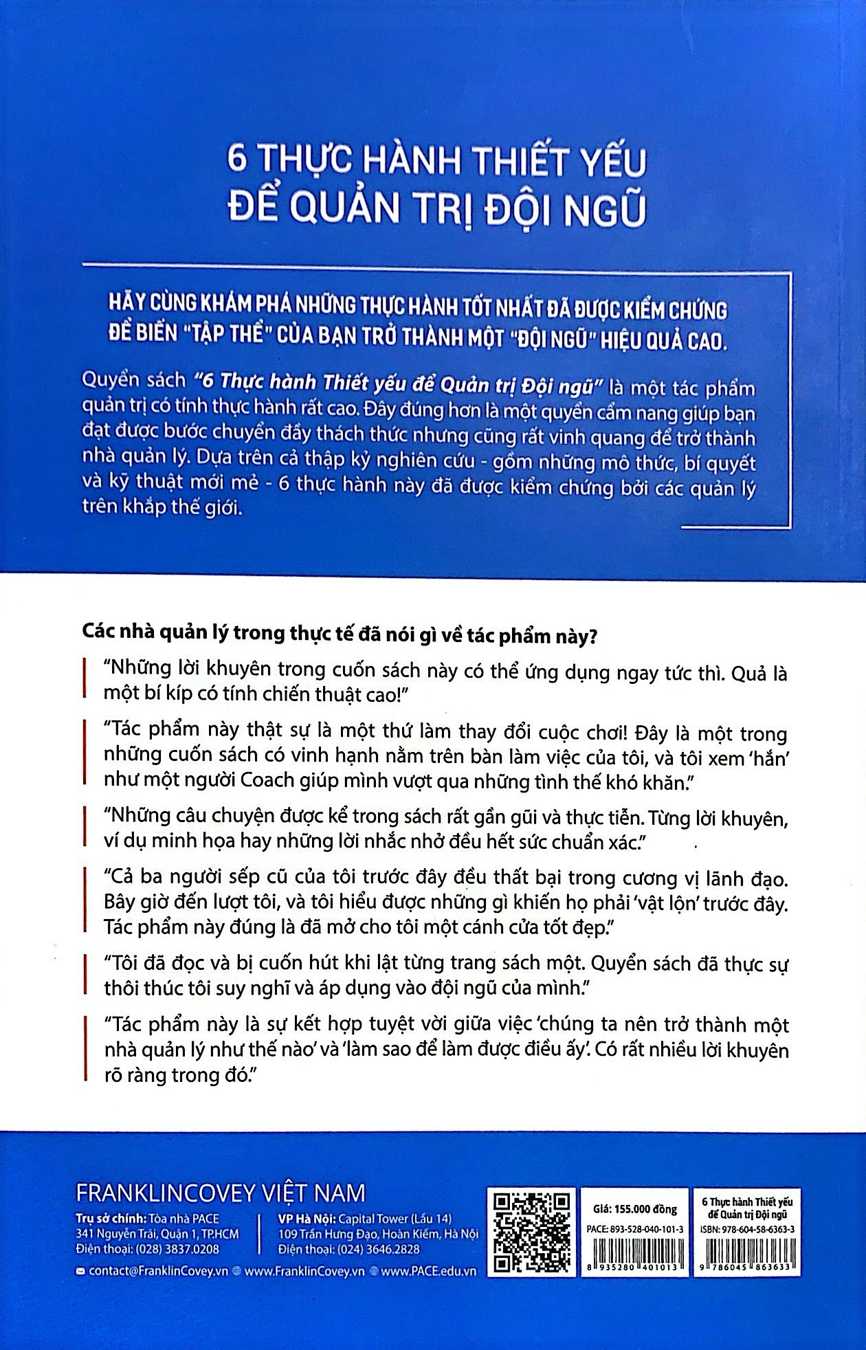 the 6 critical practices for leading a team - 6 thực hành thiết yếu để quản trị đội ngũ (tái bản 2024)