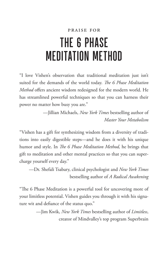 the 6 phase meditation method