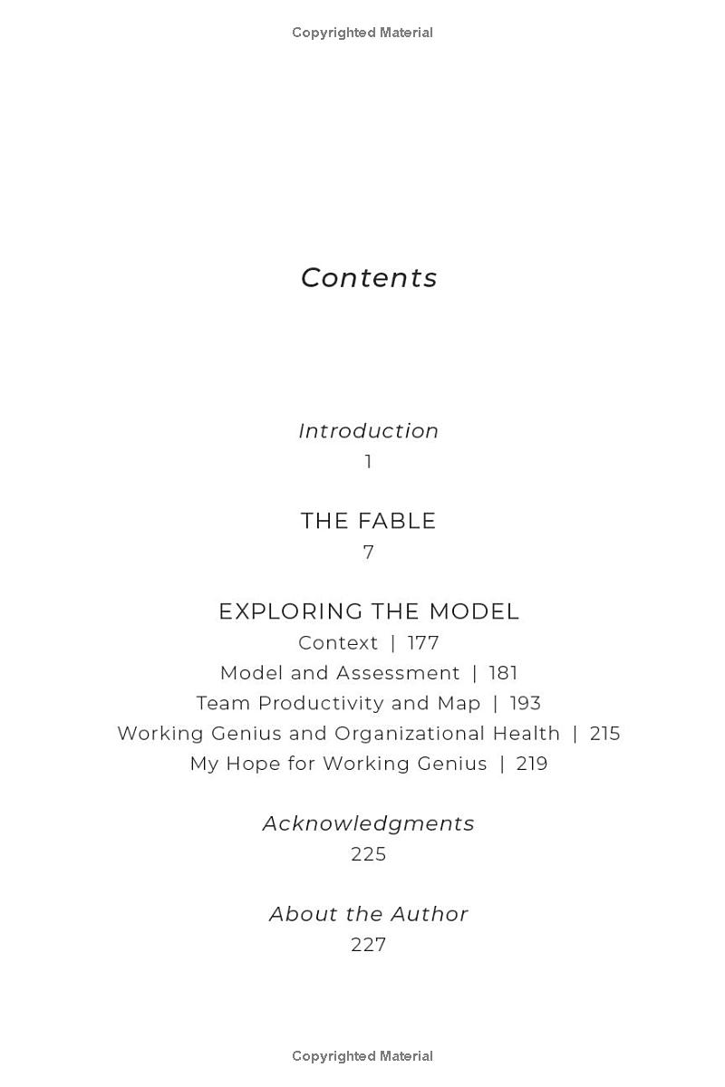 the 6 types of working genius