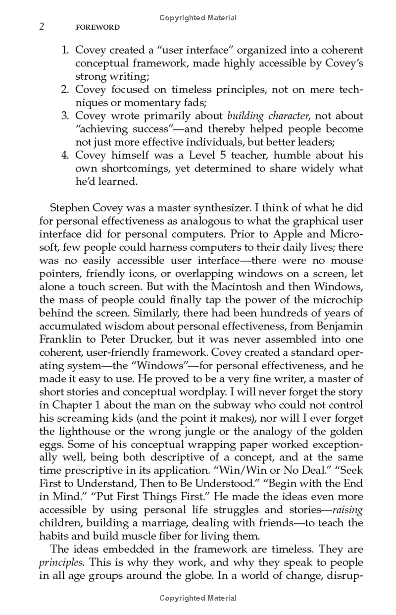 the 7 habits of highly effective people: 30th anniversary edition