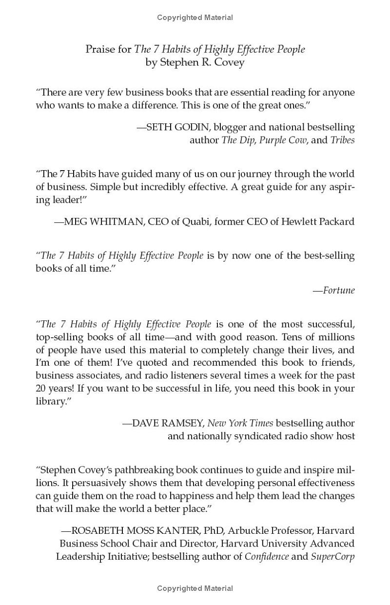 the 7 habits of highly effective people: 30th anniversary edition