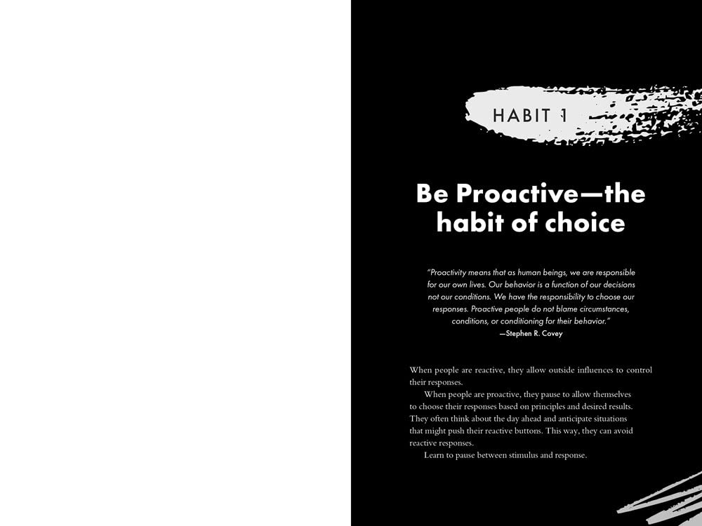 the 7 habits of highly effective people - habit tracker