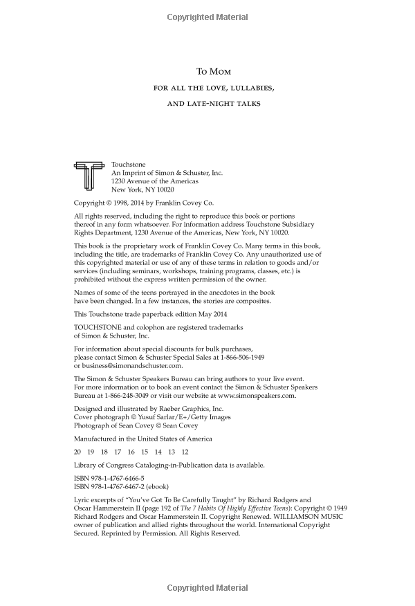 the 7 habits of highly effective teens