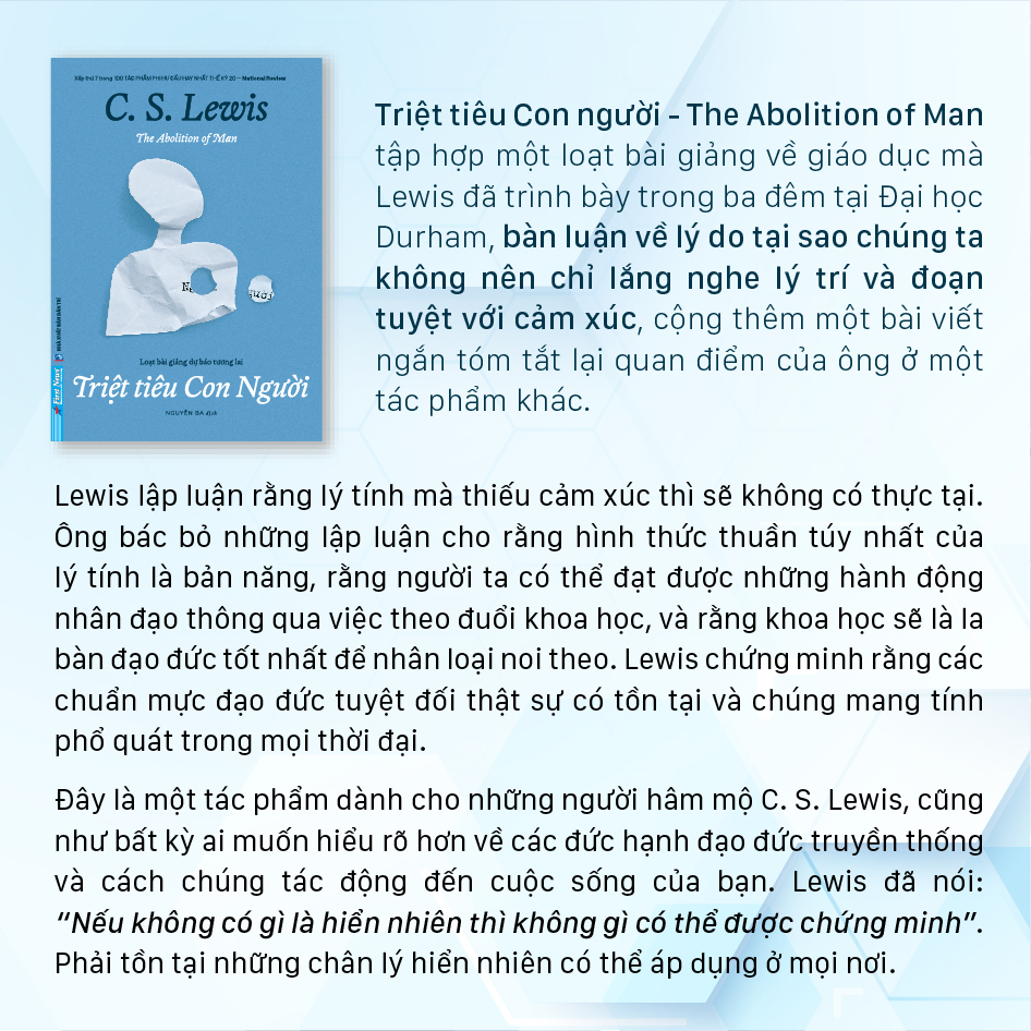 The Abolition Of Man - Triet Tieu Con Nguoi