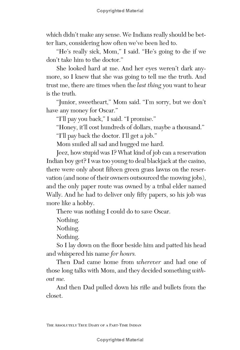 the absolutely true diary of a part-time indian