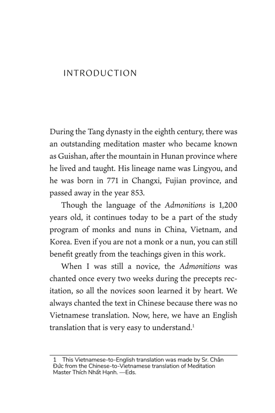 the admonitions and encouraging words of master guishan: text and commentary