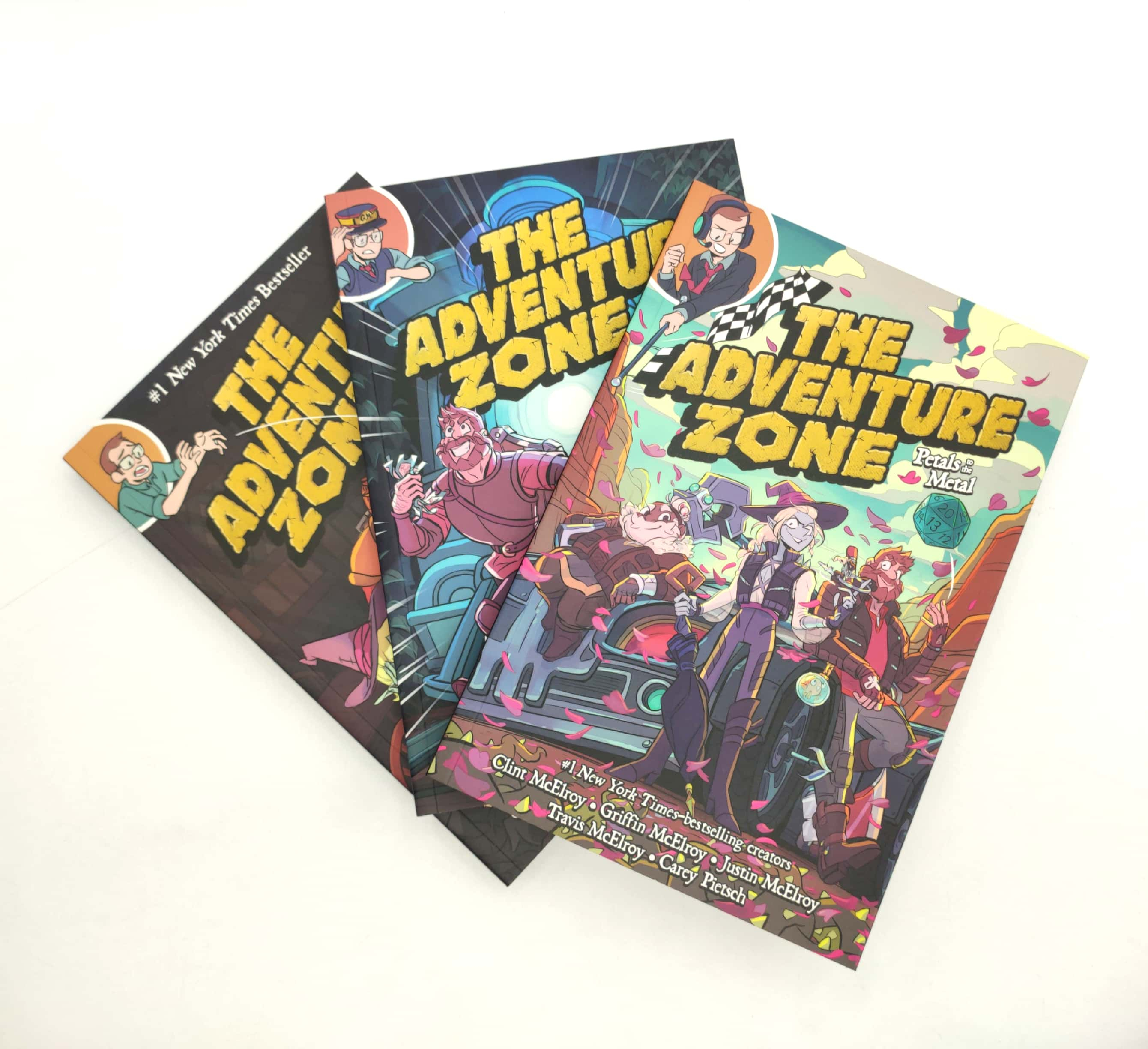 the adventure zone boxed set: here there be gerblins, murder on the rockport limited! and petals to the metal