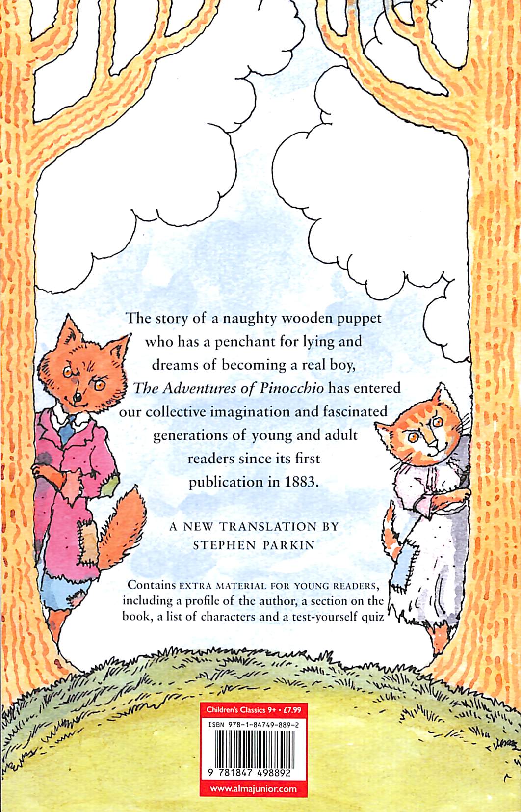 the adventures of pinocchio (alma junior classics)