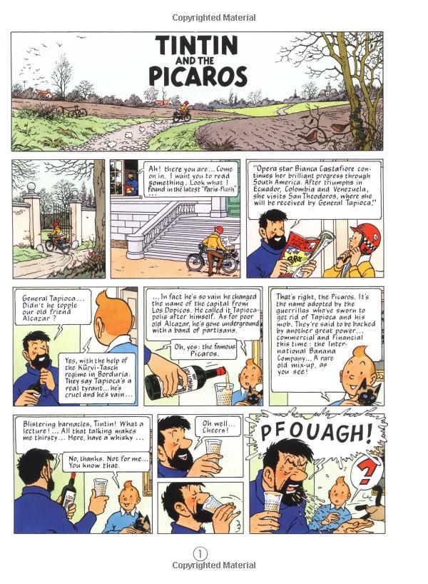 the adventures of tintin: tintin and the picaros